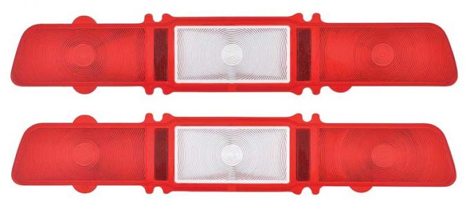 OER 1967 Impala Tail Lamp Lenses Pair *881266