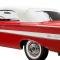 OER 1961-64 GM B-Body Convertible, Top Only, Use With Plastic Curtain, Vinyl, White CD1025121