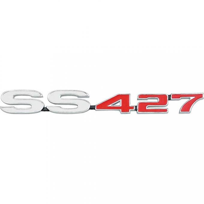 OER 1968 Chevrolet Impala, SS 427, Trunk Emblem 14047