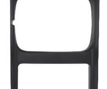 1985-88 Chevrolet/GMC Truck, Headlamp Bezel, Single Headlamps, Black, RH T77183