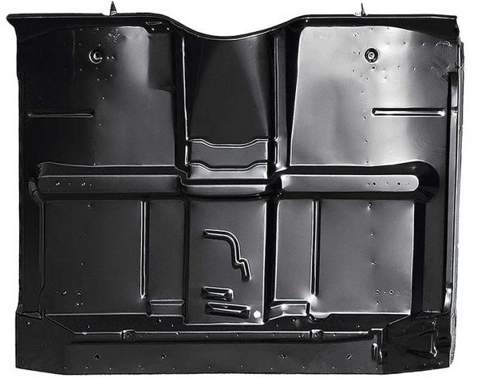 OER 1967-72 Chevrolet, GMC Pickup, Full Cab Floor Pan, with Braces, Bench Seat, Low Hump, Weld-Thru 153864
