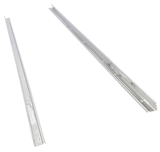 1967-72 Chevrolet, GMC, Bed Angle Strips, Short Bed, Stepside, Stainless Steel, Polished