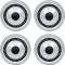1957 Chevrolet Factory Style 15" Steel Wheels, Dog Dish Style, 7" Wide, 4-3/4" Backspacing