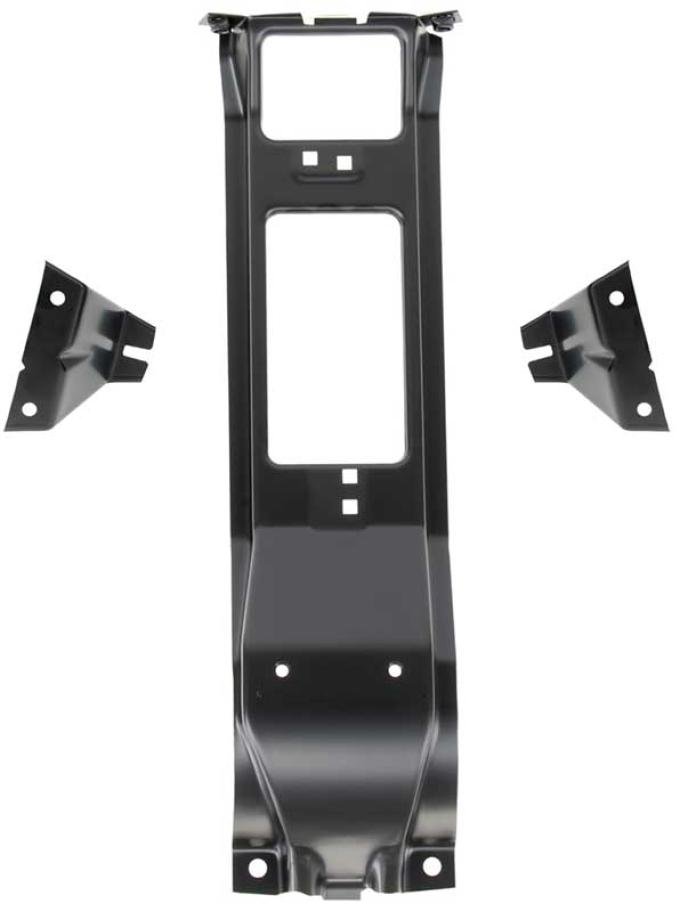 OER 1973-74 Chevy Pickup, Blazer, Suburban, Grill Mounting Bracket Set, with Hood Latch Catch Support 152662