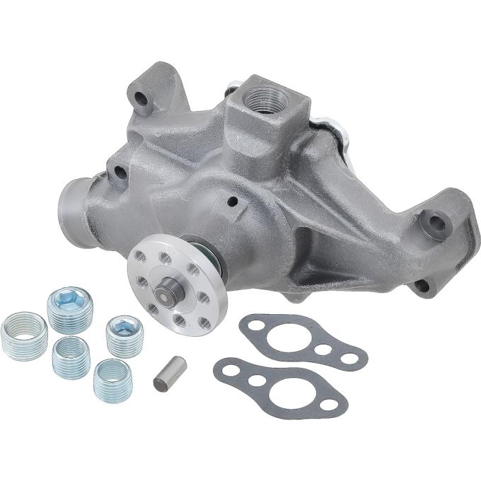 1955-72 Chevrolet Passenger Car, Chevrolet, GMC Truck, Engine Water Pump, 265, 283, 307, 327, 350 V8, Single Outlet, 4-Hole Hub