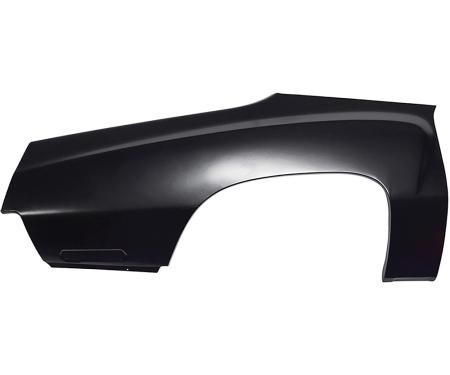 1976-77 Monte Carlo, Rear Quarter Panel Skin, Without Sail Panel, RH