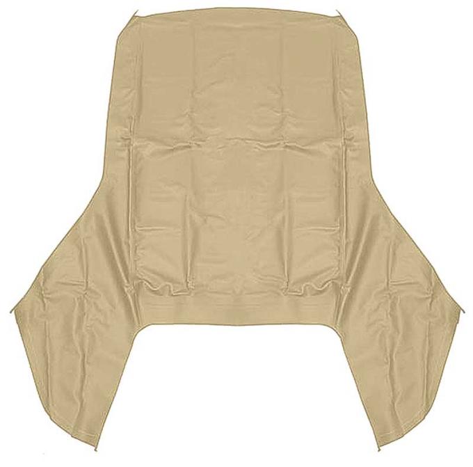 OER 1961-64 GM B-Body Convertible, Top Only, Use With Plastic Curtain, Vinyl, Buckskin CD1025115