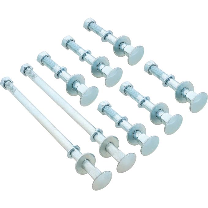 OER 1973-87 Chevrolet, GMC Pickup, Bed to Frame Mounting Hardware Set, 32-piece, Features 6 Short Bolts. 2 Long Bolts T71207