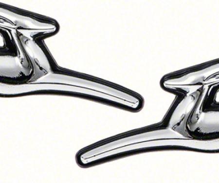 OER 1970-72 Impala, Interior Door Panel Emblems, Pair K7072