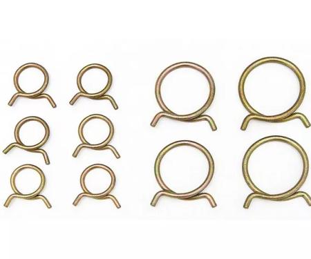 Redline Restomotive® 1958 Full Size Chevy Radiator & Heater Hose Clamp Set