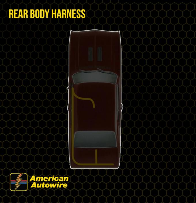 American Autowire 1956 Chevrolet Rear Body Light Harness CE54297