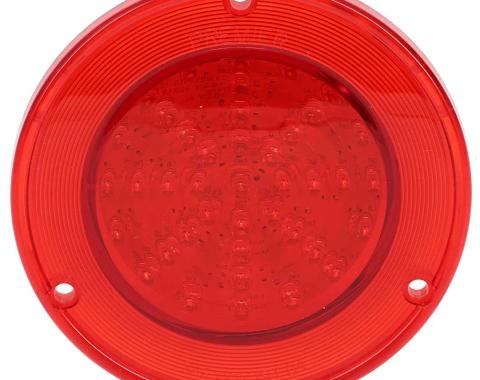 AMD Tail Light Lens, Red, 41 Red LED, 58-59 Chevy GMC Fleetside Truck X951-4058-1D