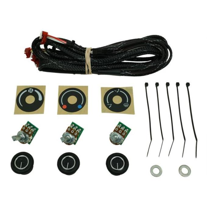 Vintage Air 1964-66 Chevrolet Pickup SureFit™ Control Panel Conversion Kit Rotary 473263